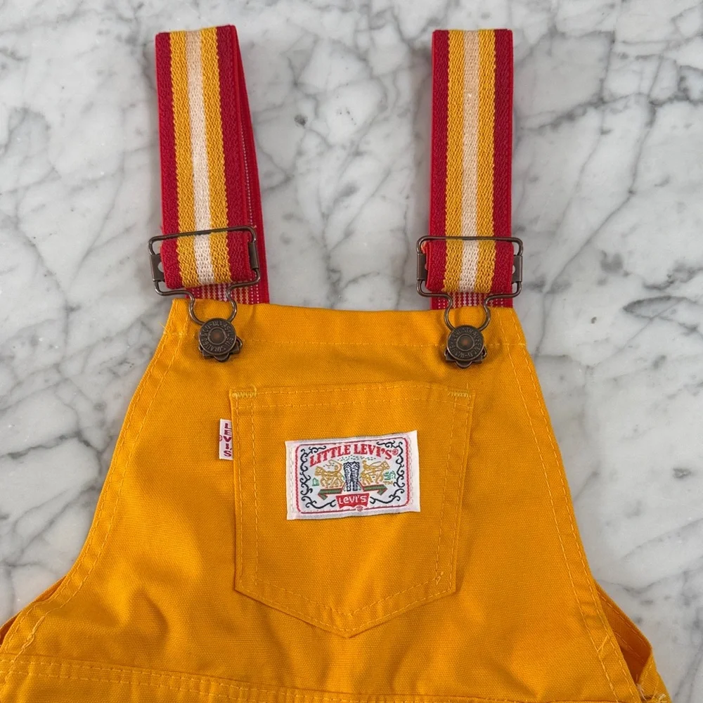 Deadstock NWT Little Levi's Kids Overalls Sz 5T retro 1970s - Picture 2 of 9